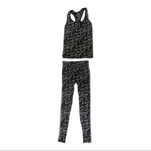 Women’s Activewear Grey & Black Set Size OneSize